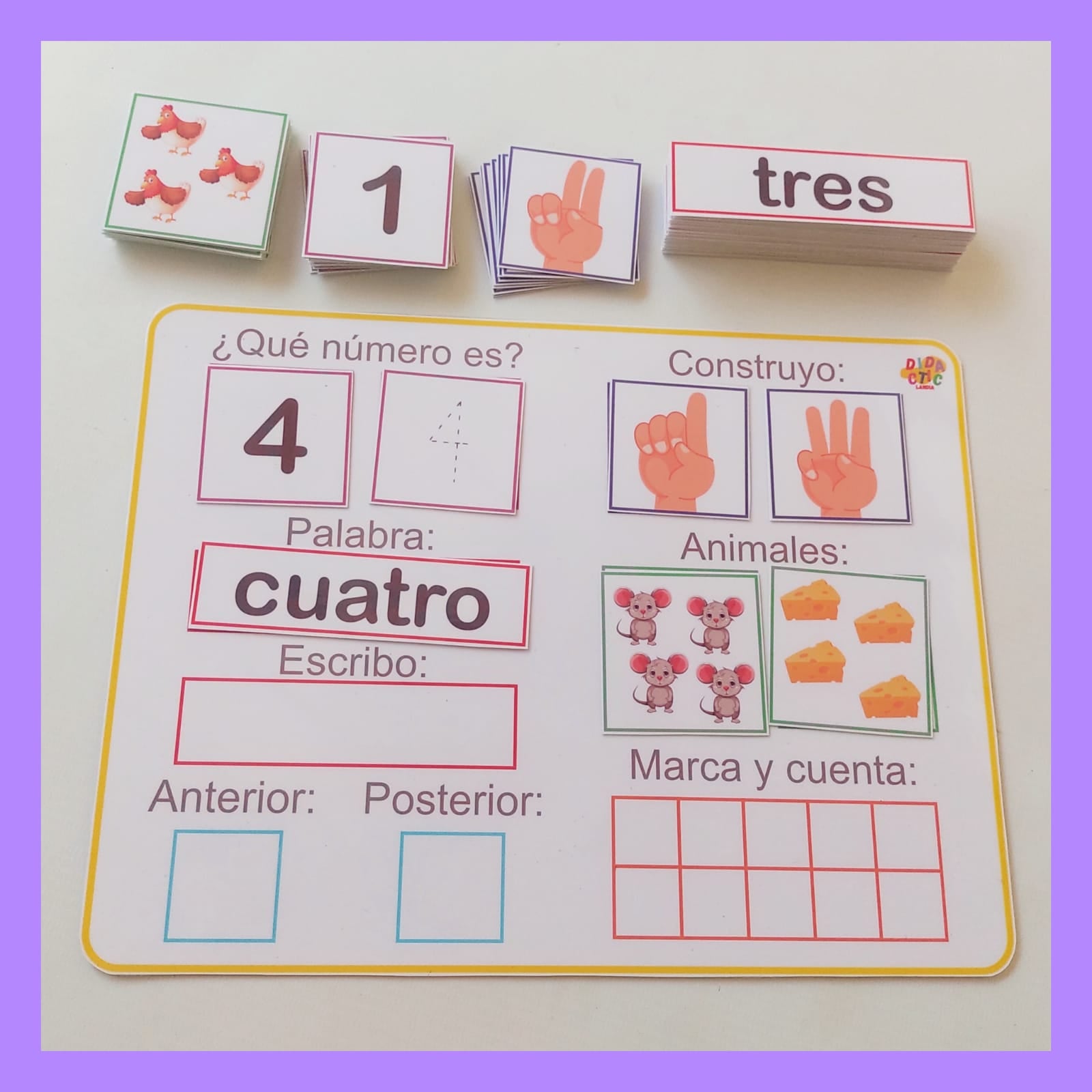 Kit aprendemos y jugamos con los números