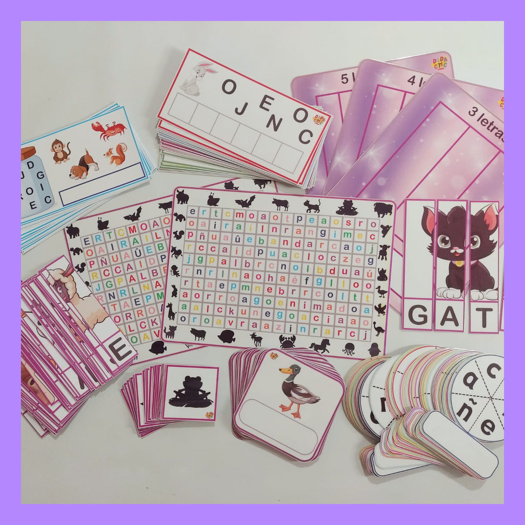 Kit formamos palabra jugando con letras y sonidos