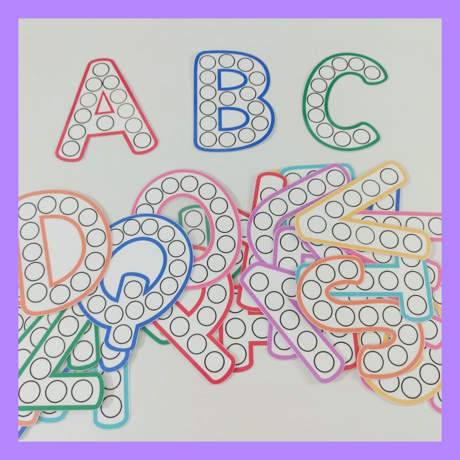 Kit aprendemos las letras (mayúsculas, minúsculas y cursivas)