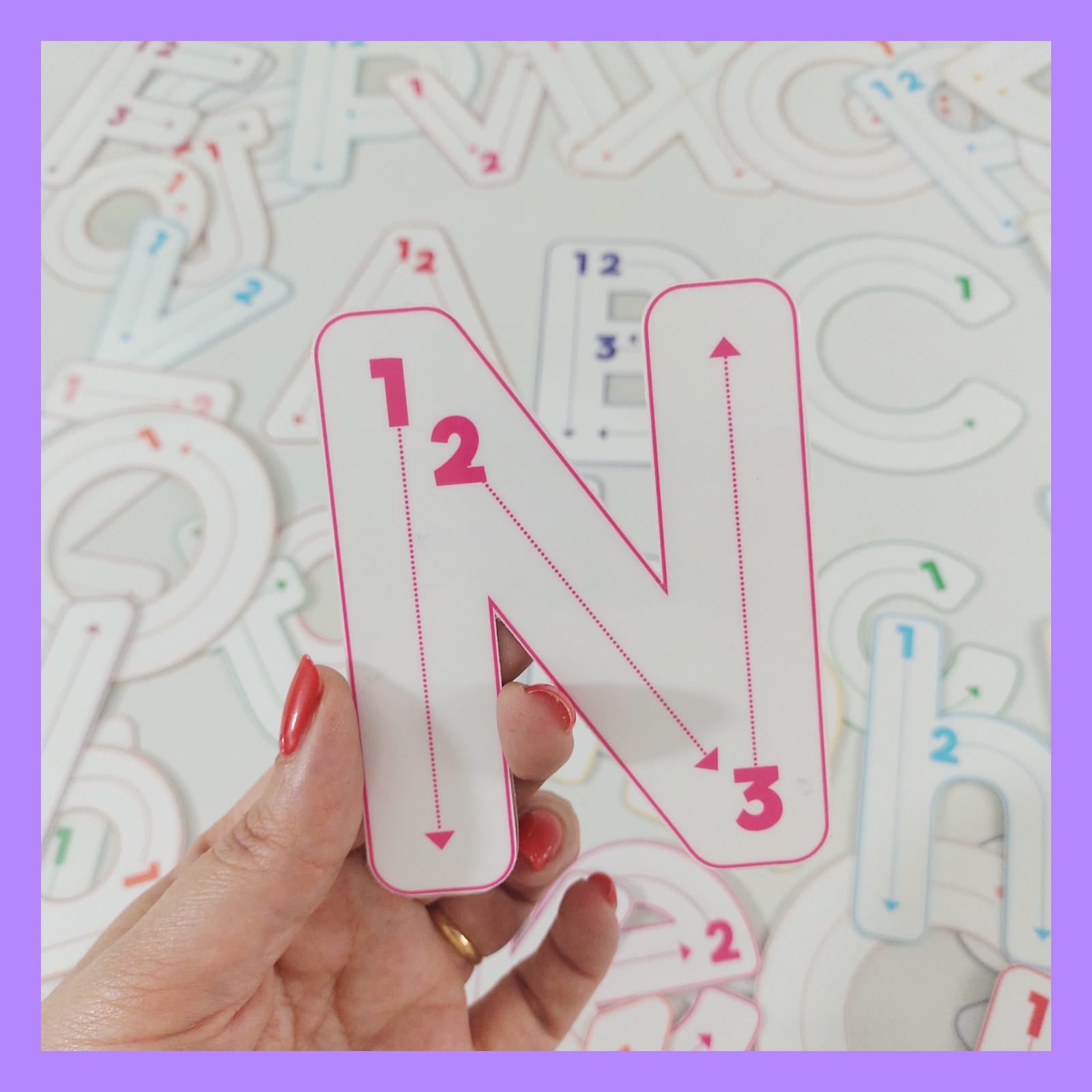Letras en silueta
