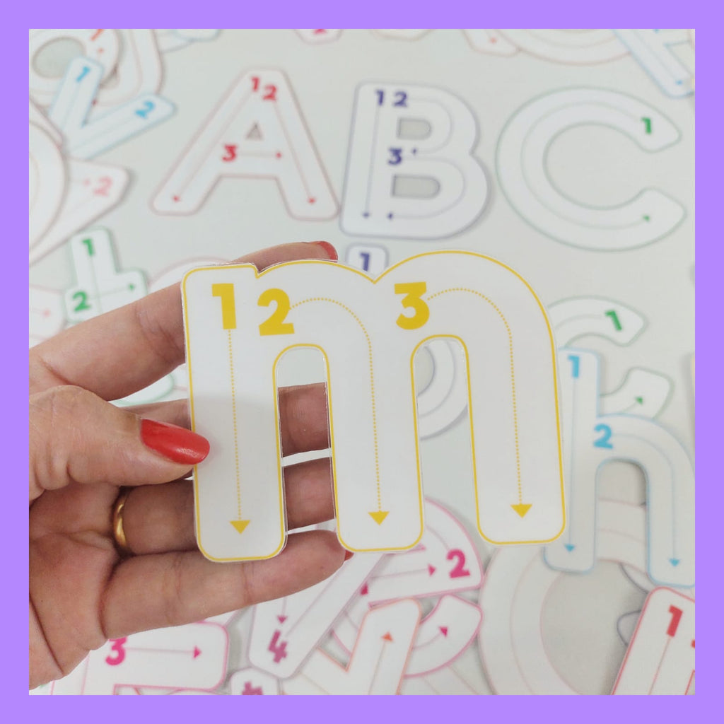 Letras en silueta