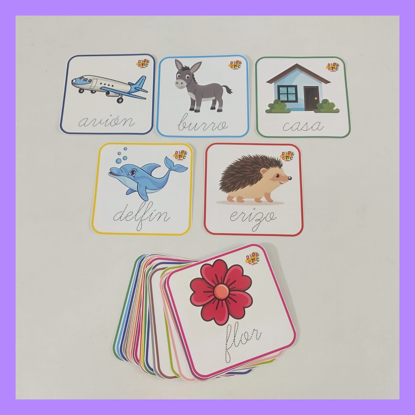 Kit aprendemos las letras (mayúsculas, minúsculas y cursivas)