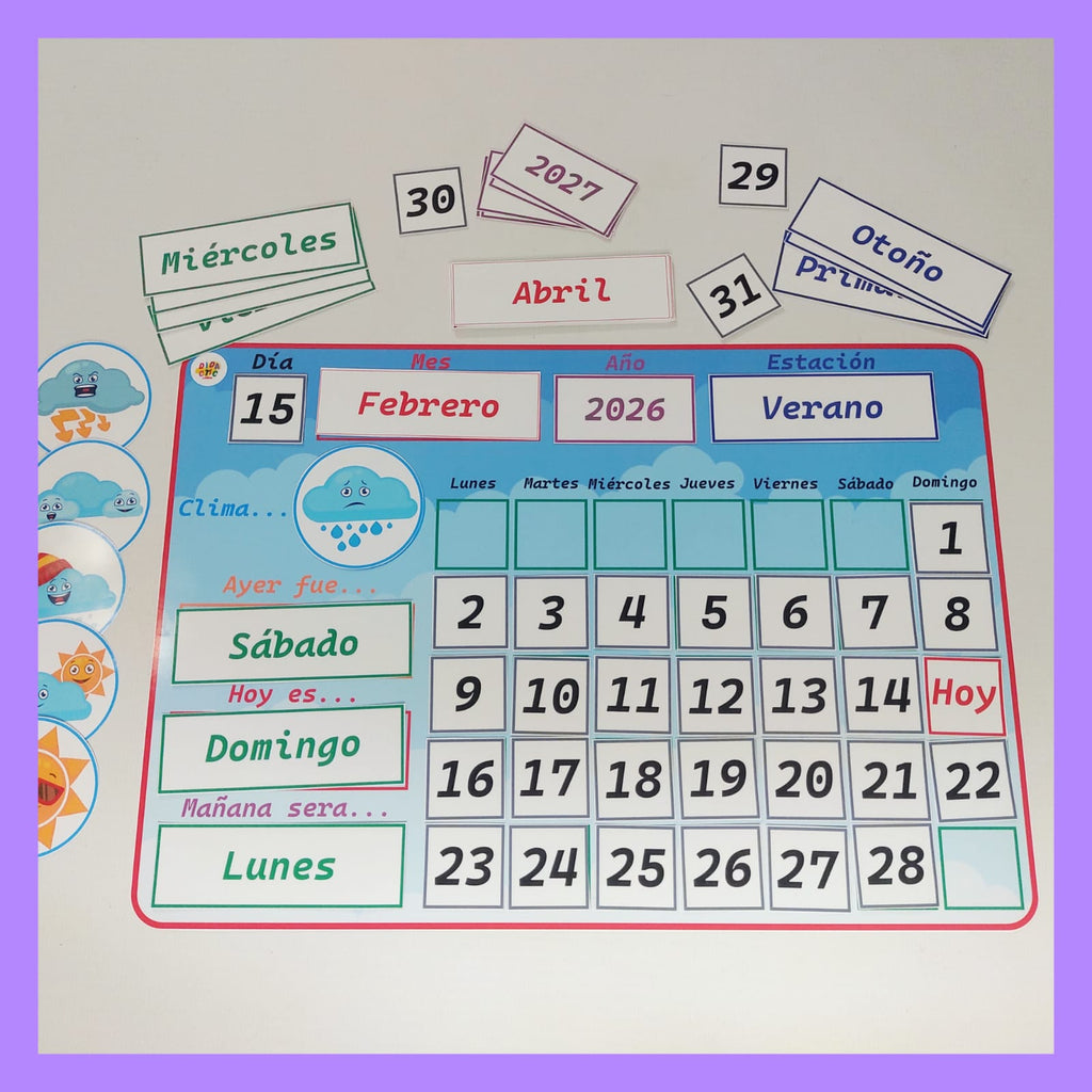 Calendario diario y mensual!
