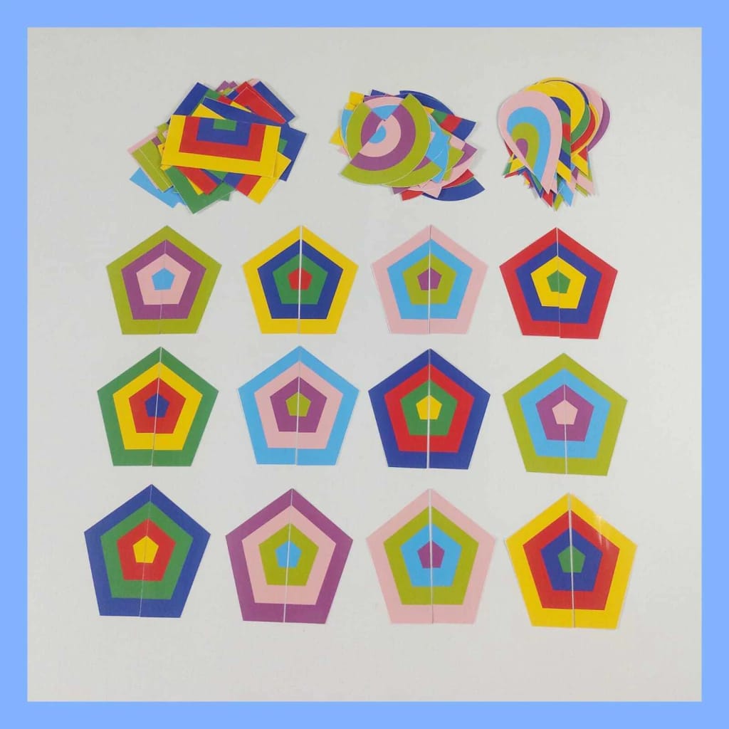 Combina colores y formas