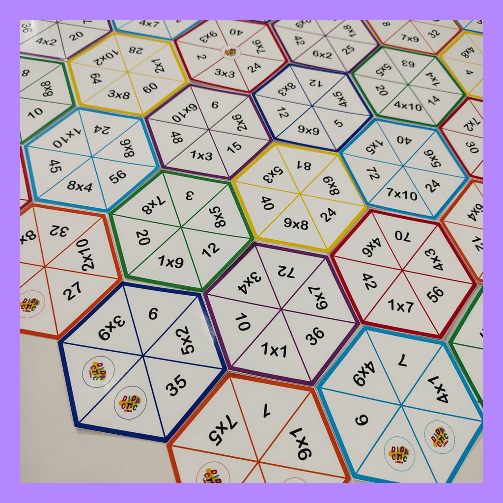 Rompecabezas de las tablas de multiplicar