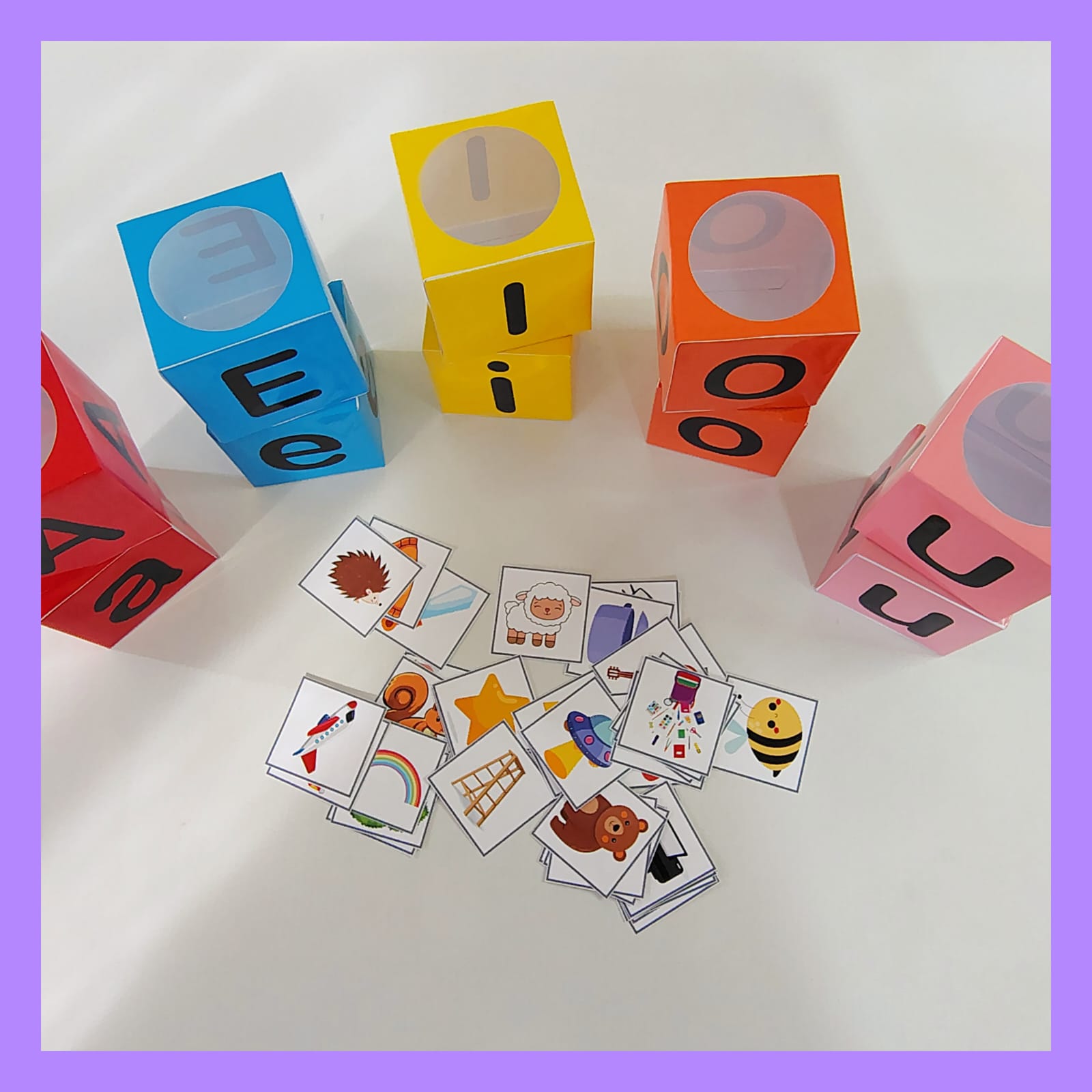 Cubos de vocales