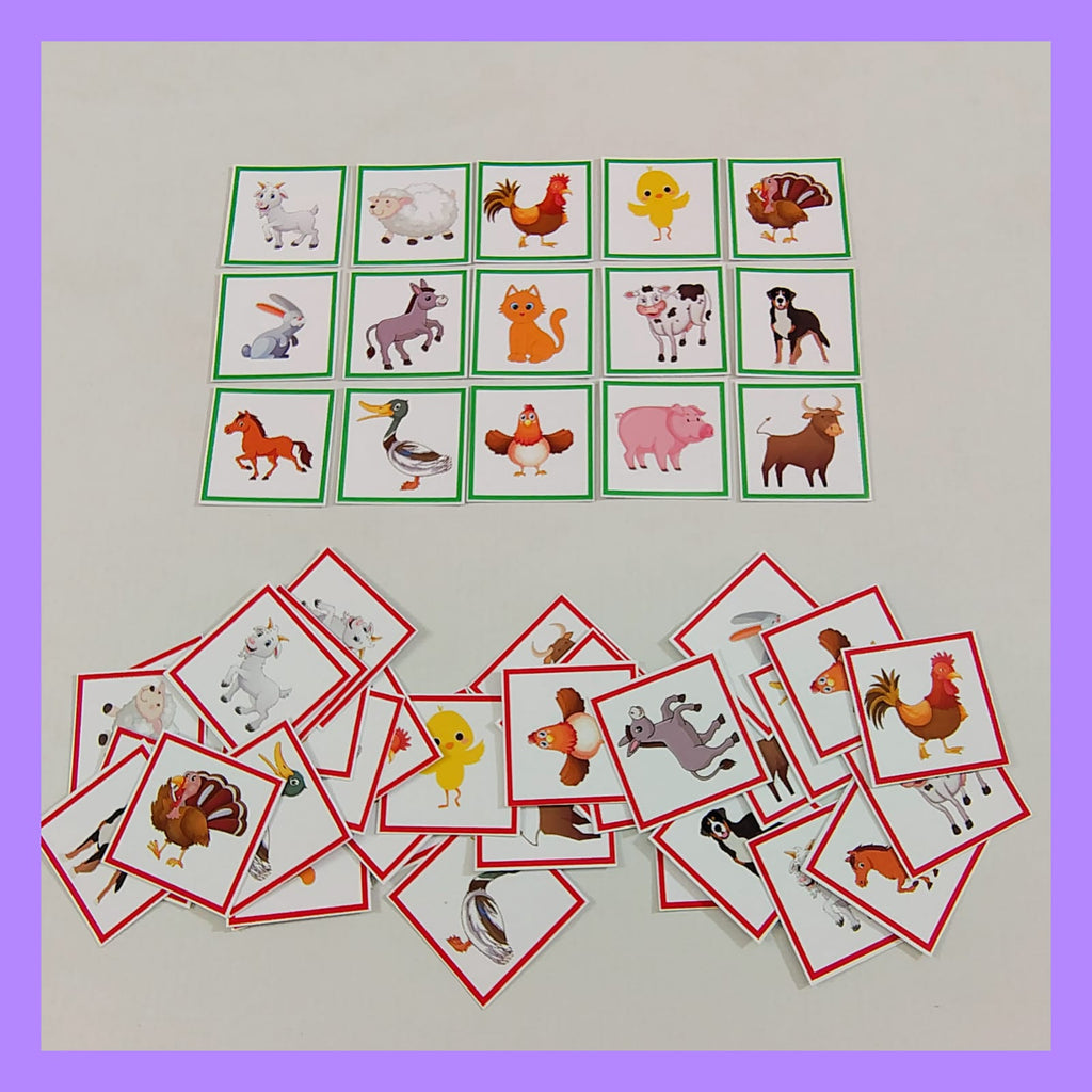 Bingo de la granja lector