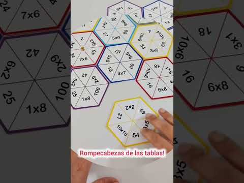 Rompecabezas de las tablas de multiplicar