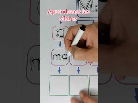 Aprendemos las sílabas