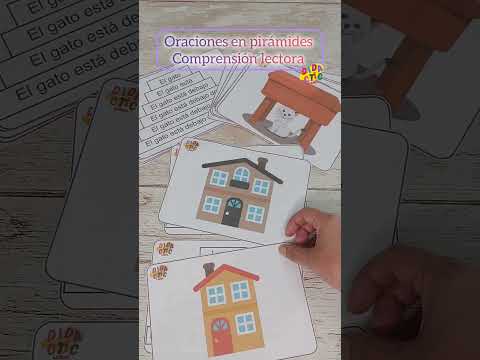 Oraciones en pirámides y comprensión lectora