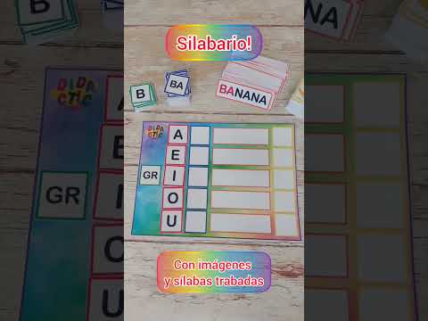 Silabario super completo! (con imágenes sílabas trabadas)
