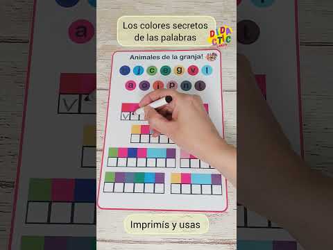 Los colores secretos de las palabras