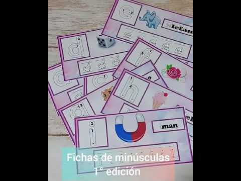 Fichas de minúsculas primera edición