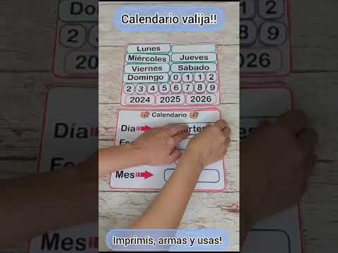 Calendario valija