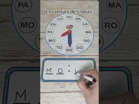 Los relojes de sílabas!