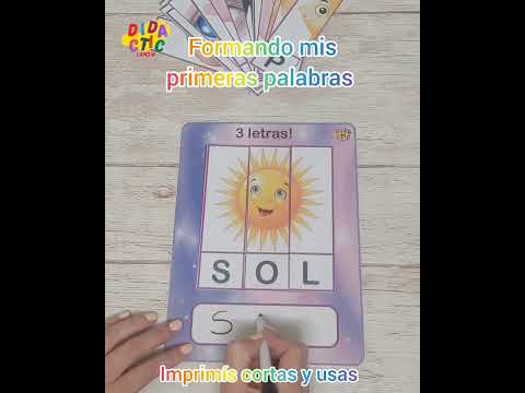 Formando mis primeras palabras!