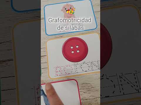 Grafomotricidad de sílabas
