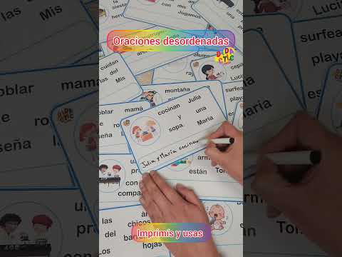 Oraciones desordenadas