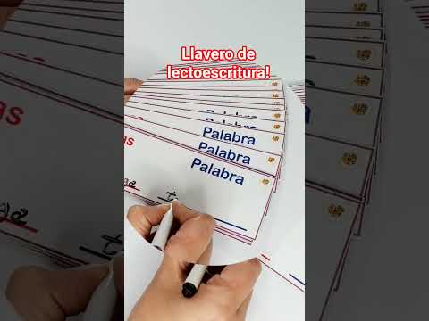 Llavero de lectoescritura