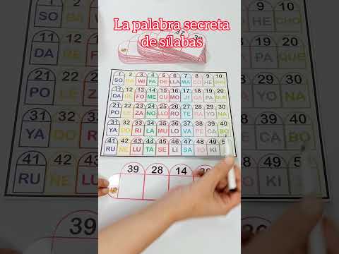 La palabra secreta de sílabas!