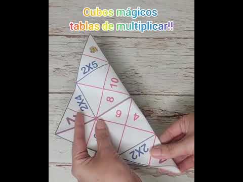 Cubos mágicos de tablas de multiplicar!!
