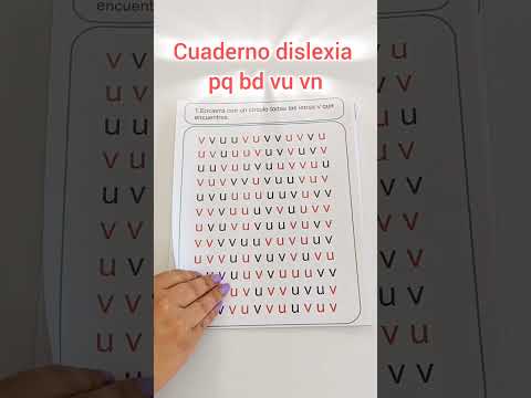 Cuadernillo Dislexia para trabajar bd pq un uv