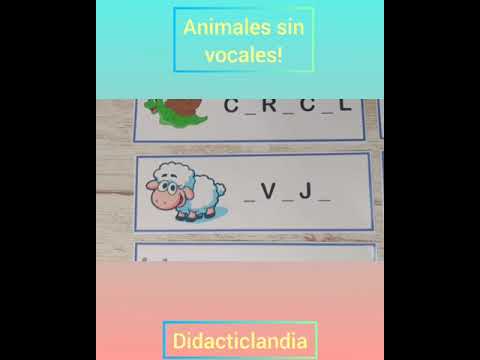 Animales sin vocales!