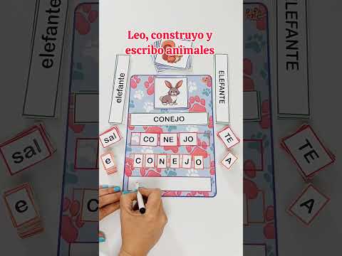 Leo, construyo y escribo animales