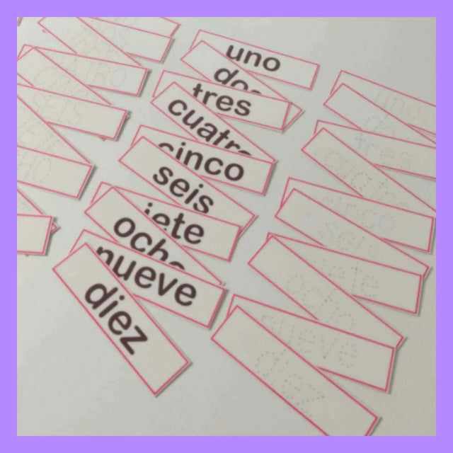 Tablero de números!