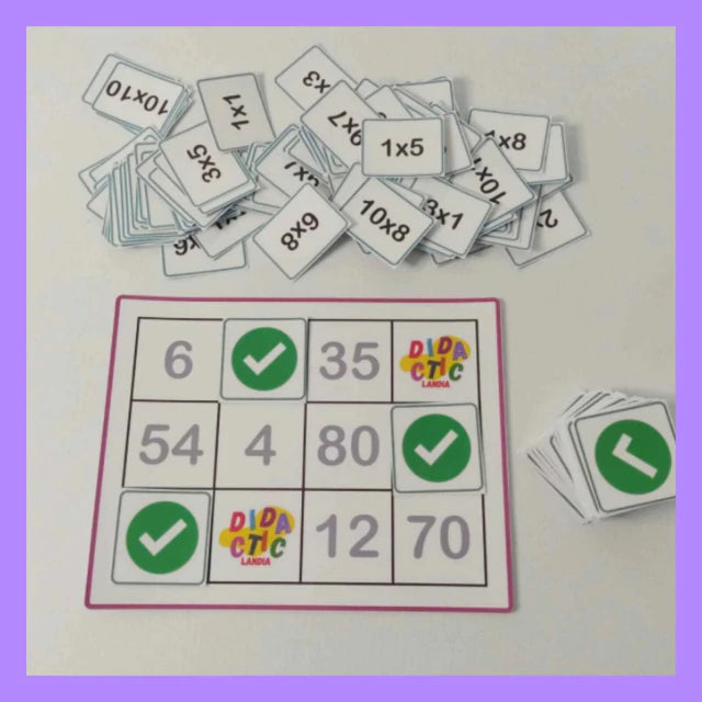 Bingo de las tablas!