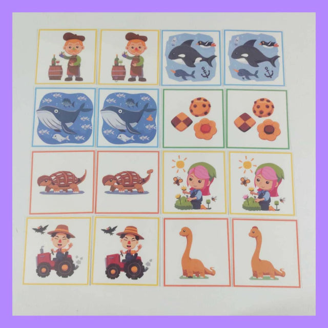 Tarjetas de diferencias