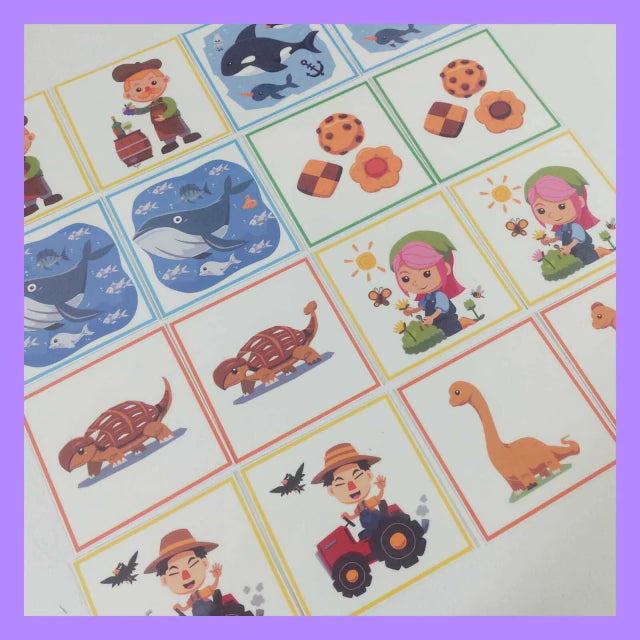 Tarjetas de diferencias