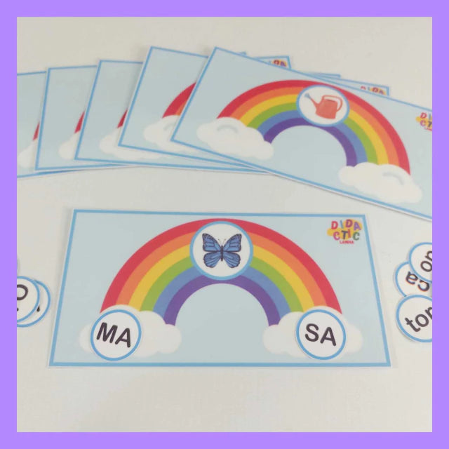 El arco iris de las sílabas!