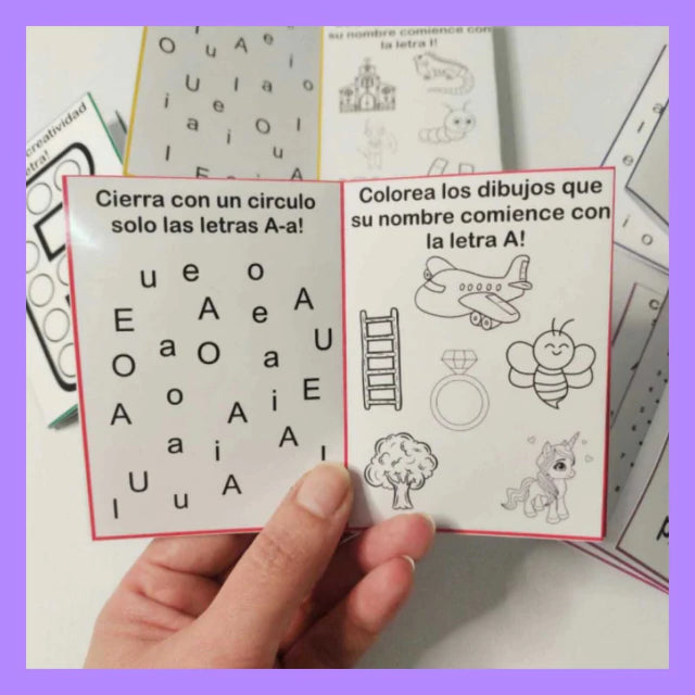 Mini Libros de Vocales