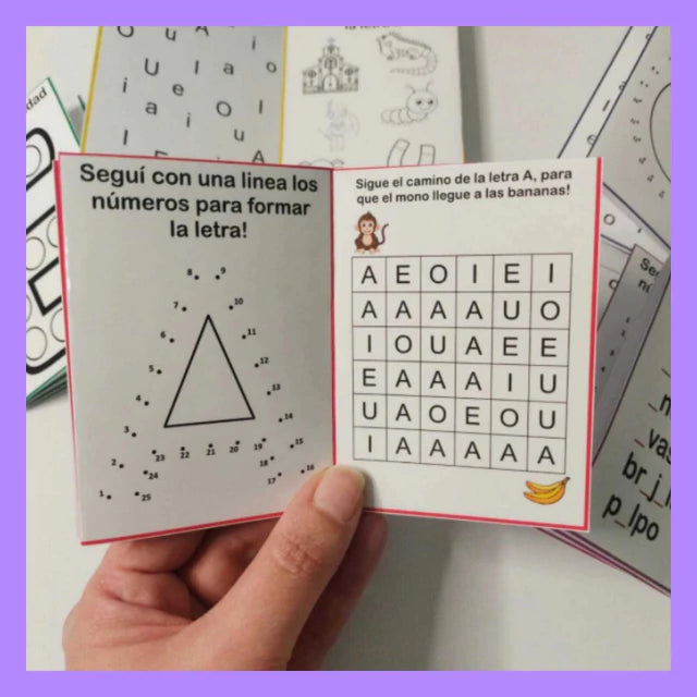 Mini Libros de Vocales