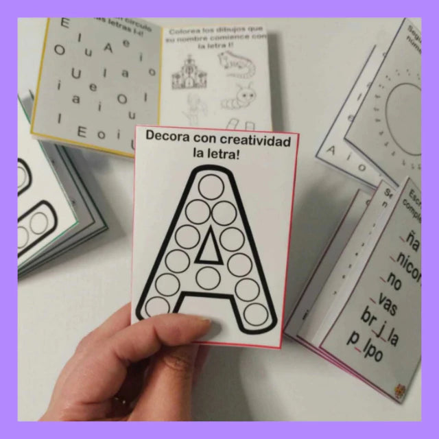 Mini Libros de Vocales