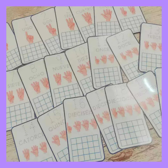numeración inicial al 20