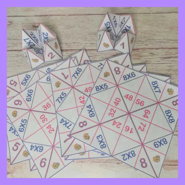 Cubos mágicos de tablas de multiplicar!!