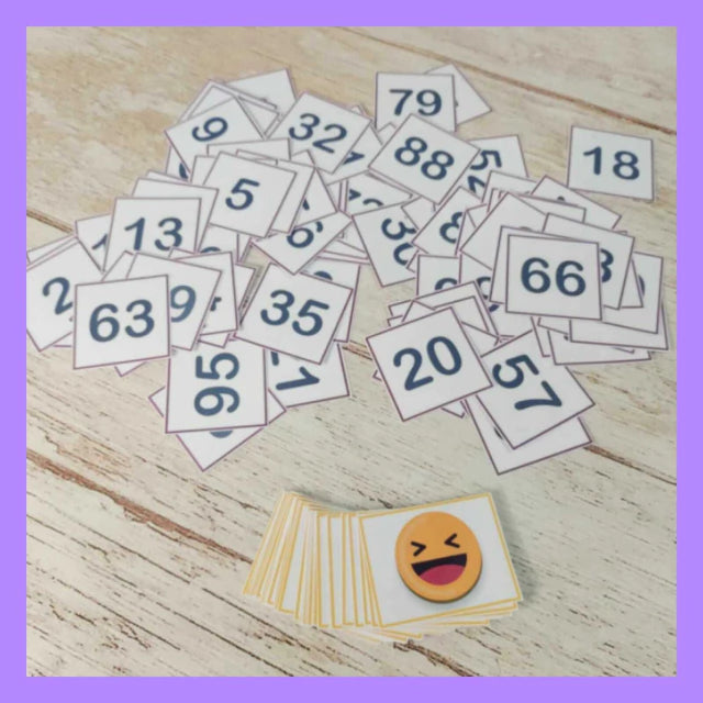 Bingo de números lectores