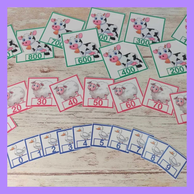 La granja que descompone números!