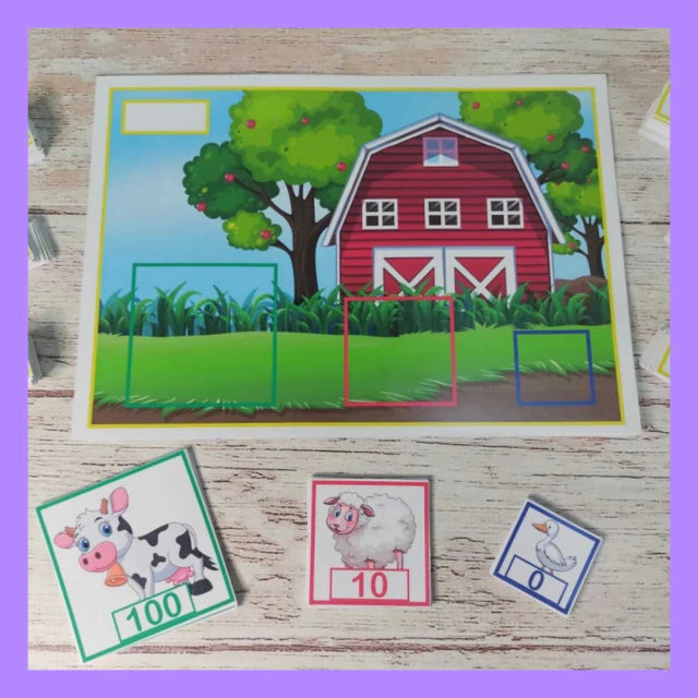 La granja que descompone números!