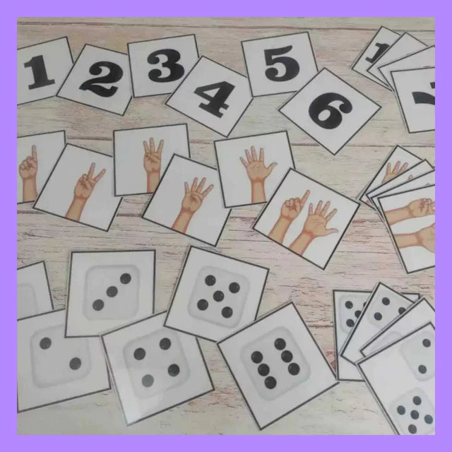 Tarjetas de numeración inicial!