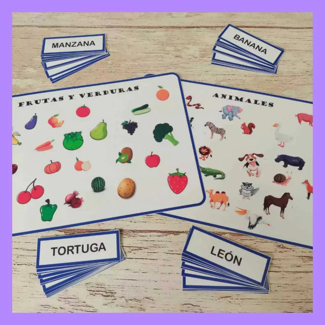 Leo y busco! (animales, frutas y verduras)
