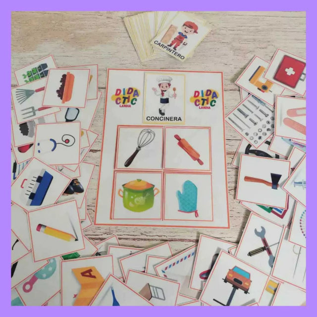 Tarjetas de profesiones