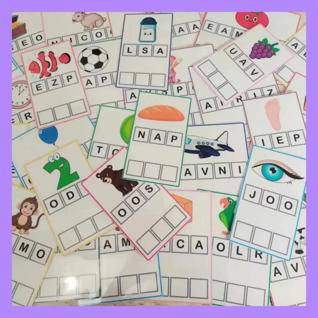 Kit formamos palabra jugando con letras y sonidos