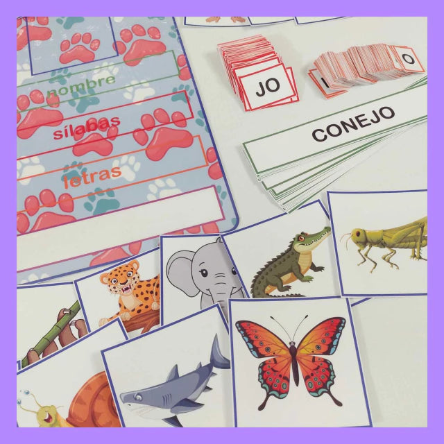 Leo, construyo y escribo animales