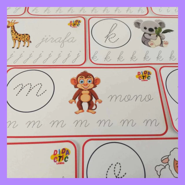 Fichas de cursiva primera edición