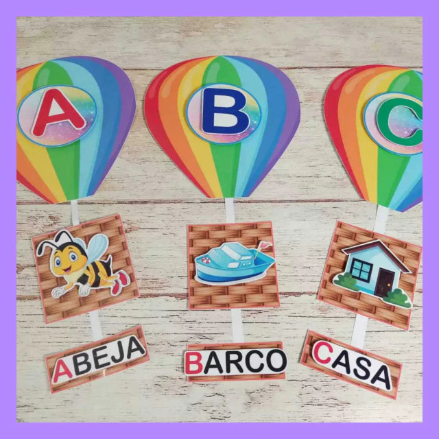 Abecedario en el aire