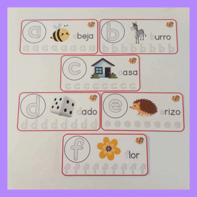 Fichas de minúsculas primera edición