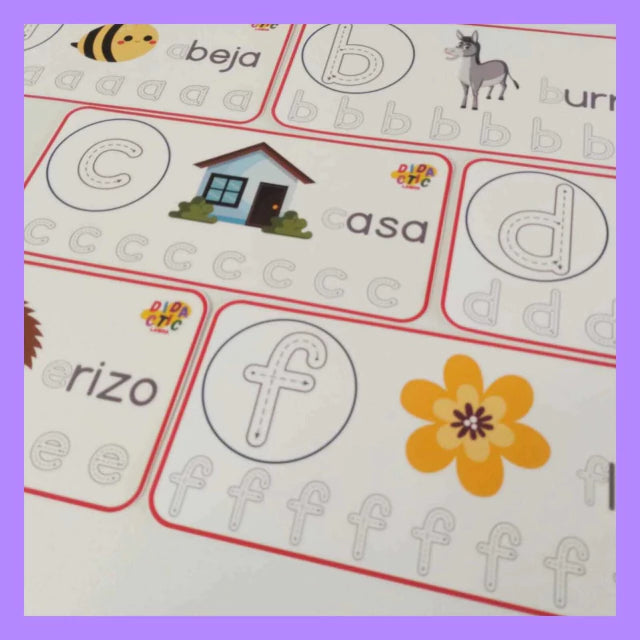 Fichas de minúsculas primera edición